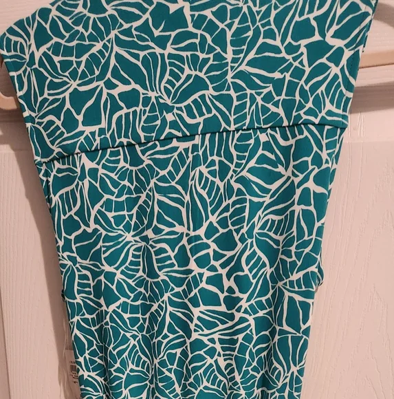 INC INTERNATIONAL Teal Shirtdress Medium - Picture 6 of 7